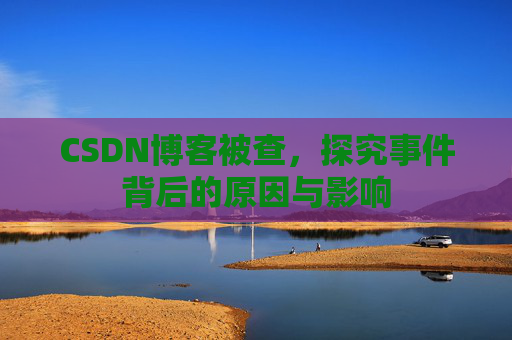 CSDN博客被查,探究事件背后的原因与影响